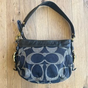 Coach Zoe Hobo Bag - denim